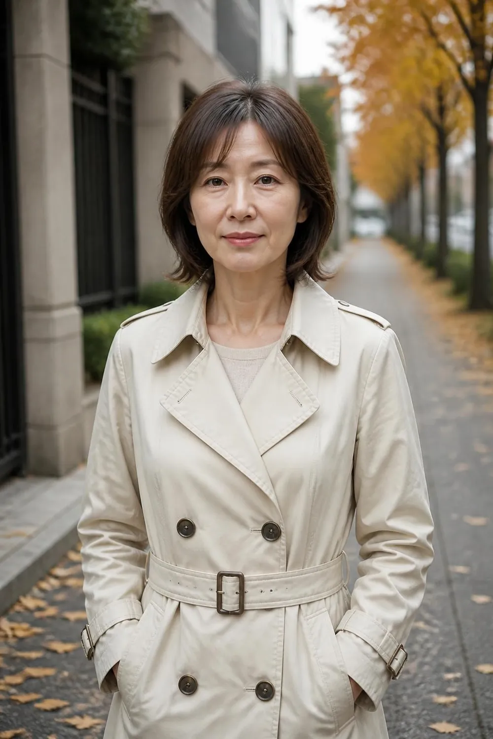 Neck-length bob with soft face-framing wisps on fine thin hair