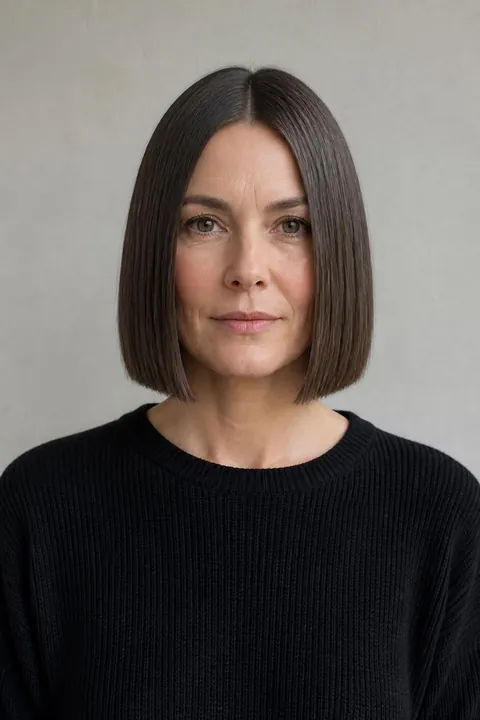 25 Medium Length Haircuts for Women Over 40 for Busy Mornings