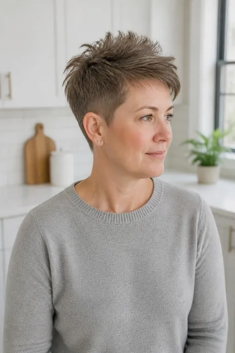 20 Modern Haircuts for Women Over 40 With a Round Face