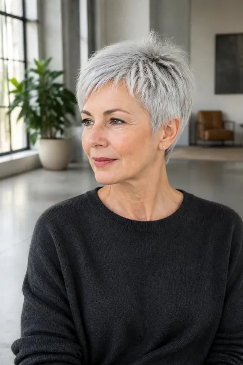 20 Haircuts for Women Over 60 With Thick Hair That Feel Lighter