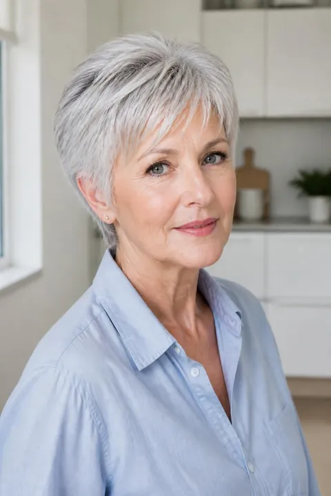 20 Haircuts for Women Over 60 With Soft, Flattering Bangs